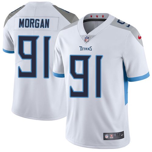 Nike Men & Women & Youth Titans 91 Derrick Morgan White New 2018 NFL Vapor Untouchable Limited Jersey,We sell and wholesale Nike Men & Women & Youth Titans 91 Derrick Morgan White New 2018 NFL Vapor Untouchable Limited Jersey on line form chian!